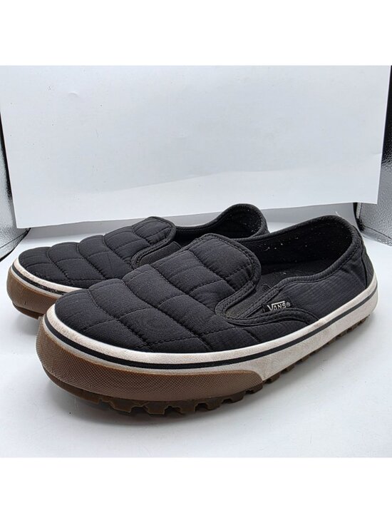 Vans Snow Lodge Slipper Vansguard Mens Size 8 Black Quilted Slip On Shoes main image 13